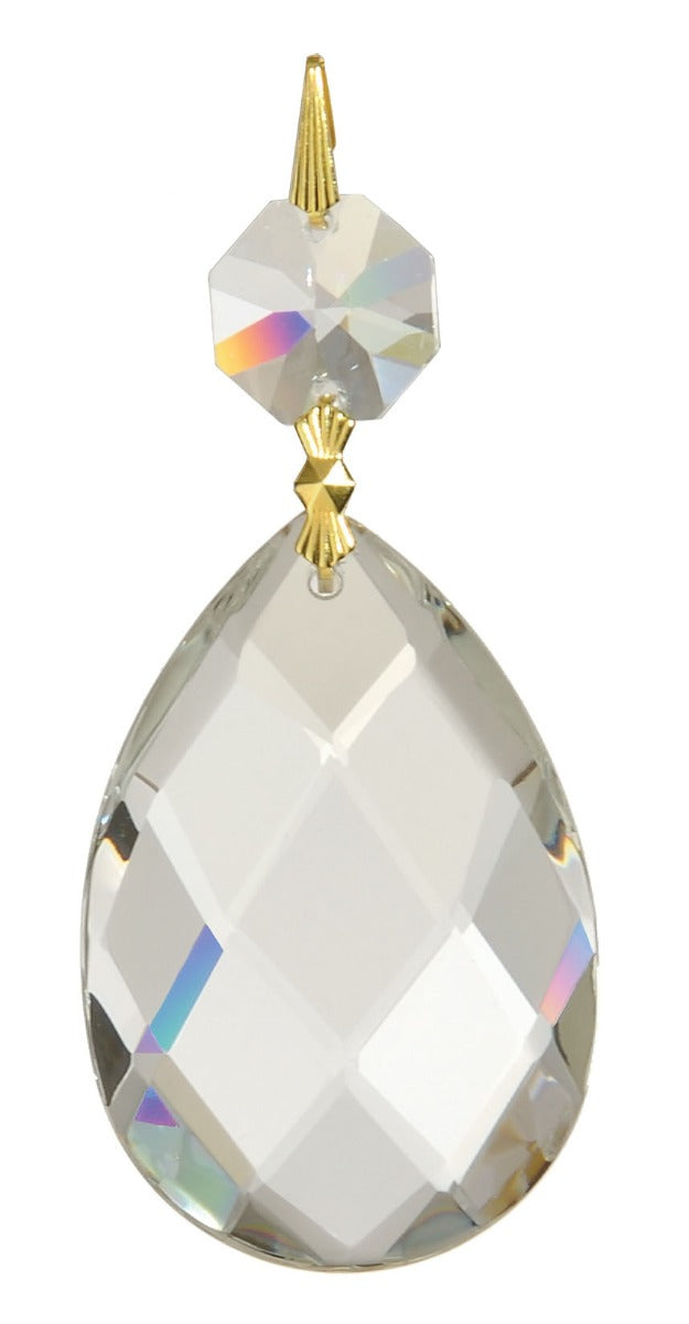 BrilliantCut Swedish Almond 1-1/2 or 2 sizes Sizes do not include the top bead