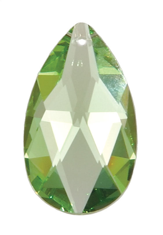1-1/2 inch Strass Light Peridot Almond