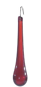 Ruby Teardrop, 3" and 4" sizes available