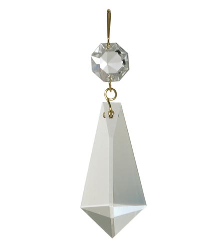 2" Cut Prism, ~3" overall length