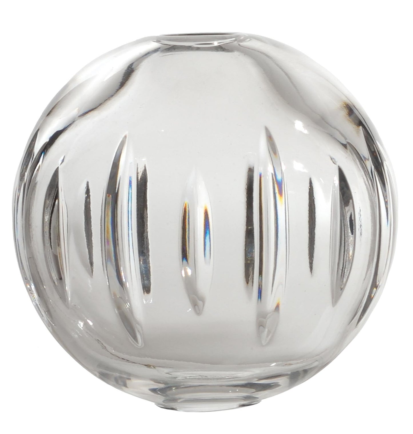 4" Clear Crystal Ball, Hand Cut
