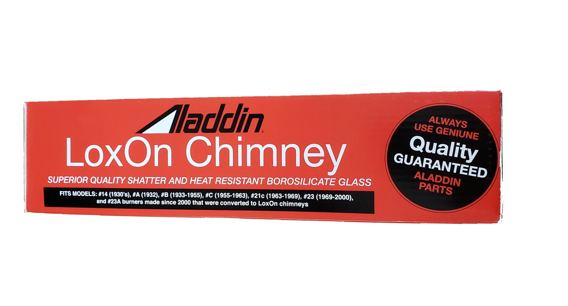 Aladdin Brand Lox-On Chimney, 2 5/8" Fitter, 12 3/4" Tall