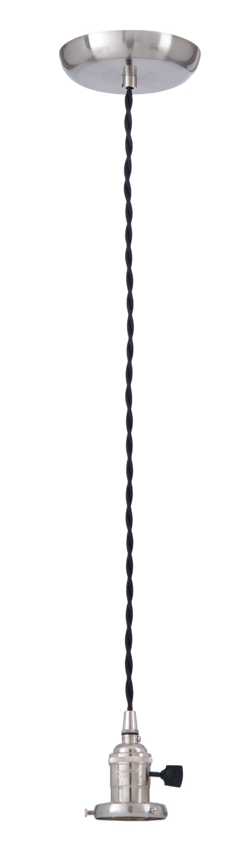 Pendant with Satin Nickel Hardware