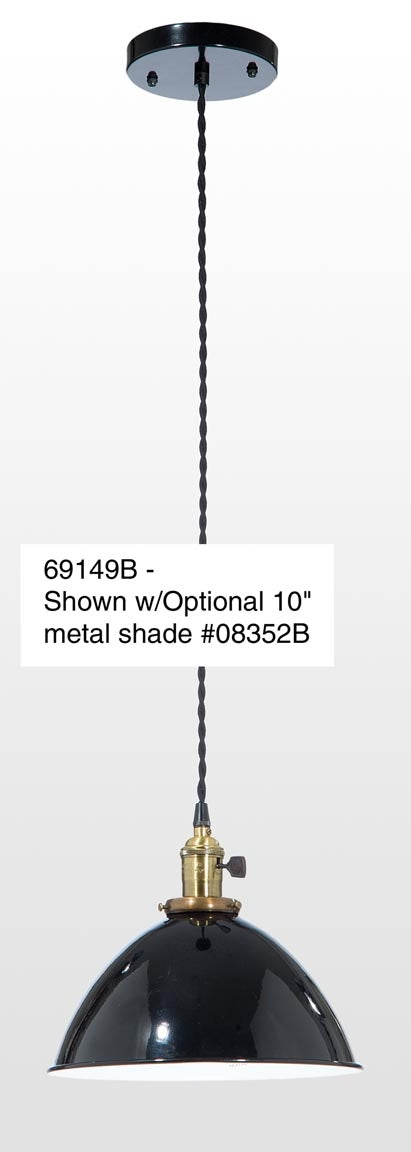 Industrial Style Pendant Lighting Fixtures (less shade)