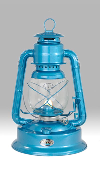 Dietz Brand #1 Little Wizard Oil Lantern Blue