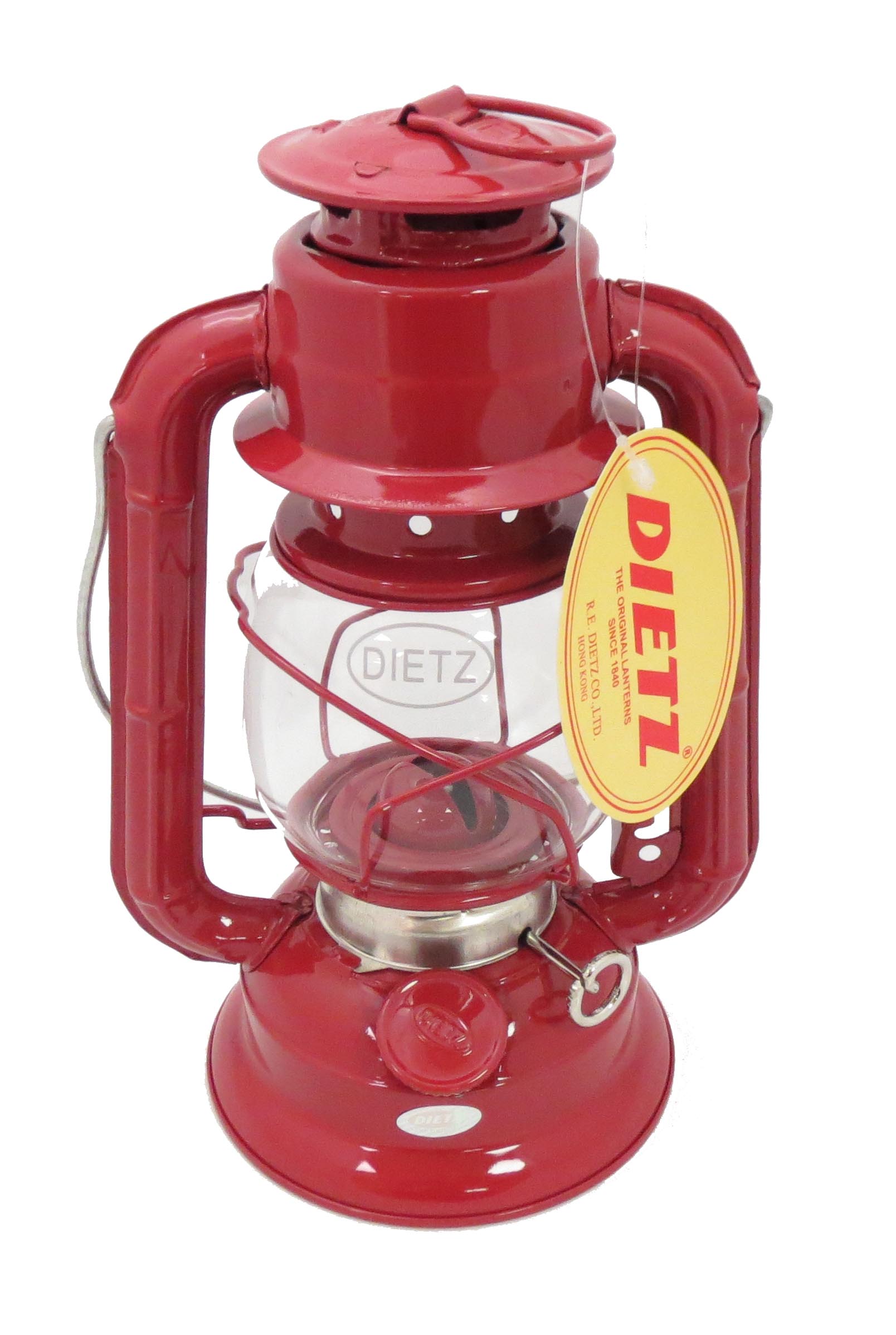 RED Vintage Dietz Comet Battery Lantern 