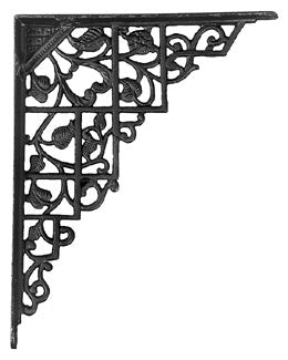 9" Iron Shelf Bracket