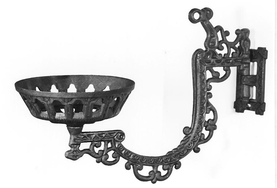 11" Cast Iron Reflector Wall Bracket