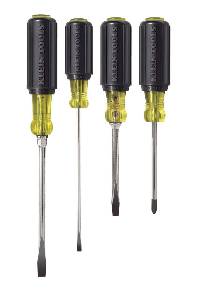 Klein Tools 4-Piece Cushion-Grip Screwdriver Set