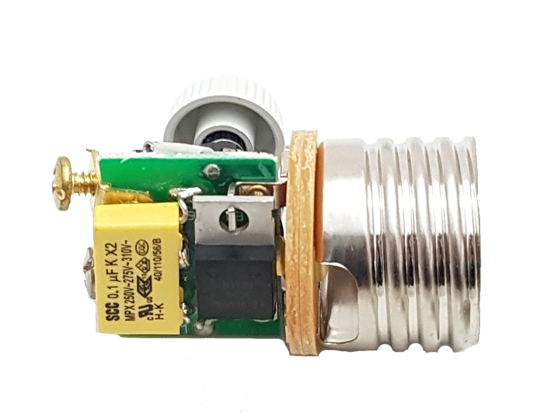 Nickel Finish Full Range Dimmer Socket