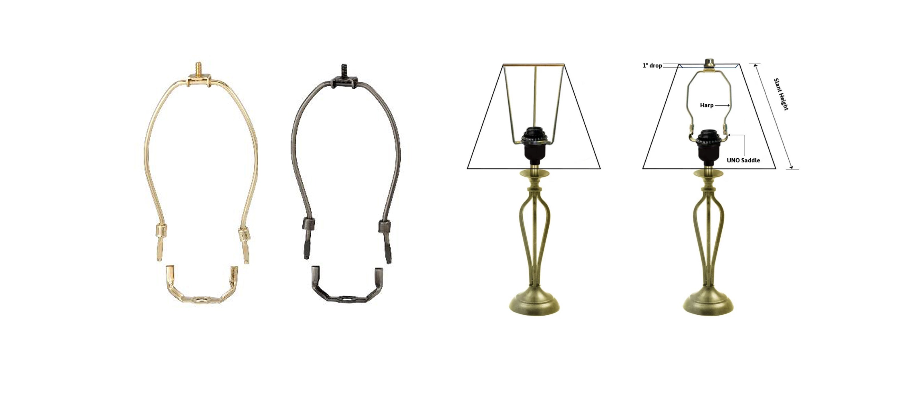 Harps For Lamps Screw In How To Add A Harp On A Lamp: A Step By Step