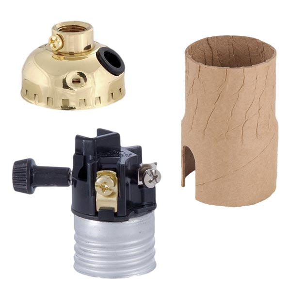 PARTS for E-26 Metal Shell Lamp Sockets – Antique Lamp Supply