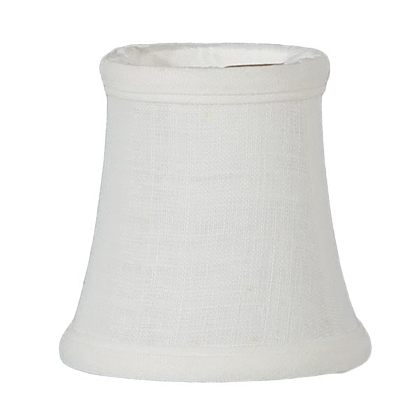 Off-White Color, Softback PETITE BELL Chandelier Shade (00682WE)