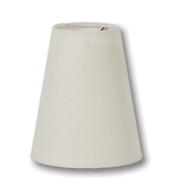 Chandelier Deep Drum Shade, Off White Linen (00715EE)