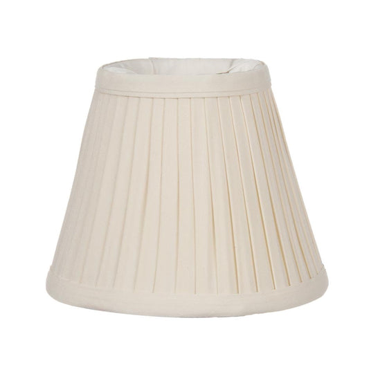 Pleated Empire Tissue Shantung Eggshell, Softback Chandelier Shade (00766E)