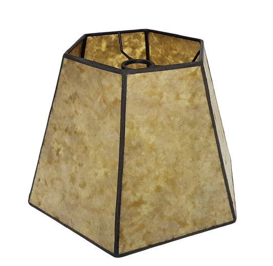 Golden Hexagon Style Mica Lampshade (05702GD)