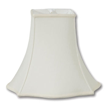Eggshell Square Out Scallop Bell Shade - Tissue Shantung (06926EE)