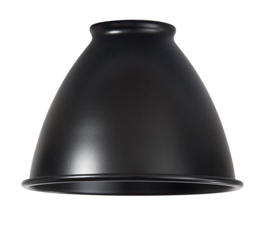 5-3/4" Diameter, Small Metal Lamp Shade - Satin black color (08359BK)