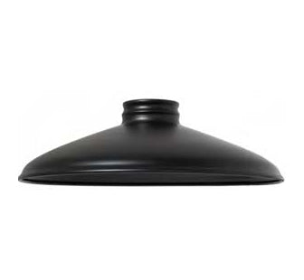 10" Industrial Style Metal Lampshades with 2-1/4 Inch Lip Fitter, Choice of Color (08382A)