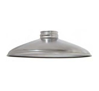 10" Industrial Style Metal Lampshades with 2-1/4 Inch Lip Fitter, Choice of Color (08382A)