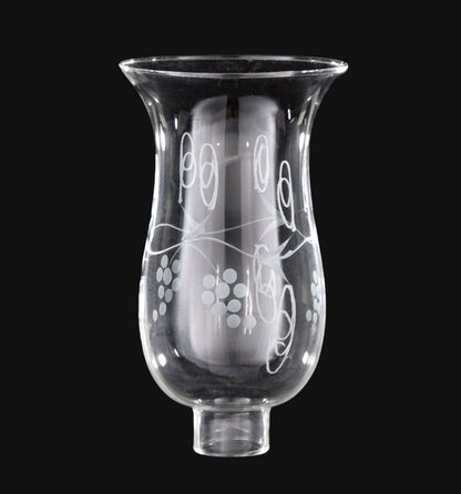 Grapes Design Hurricane Shade or Globe, 1-5/8" Fitter Size (08710)