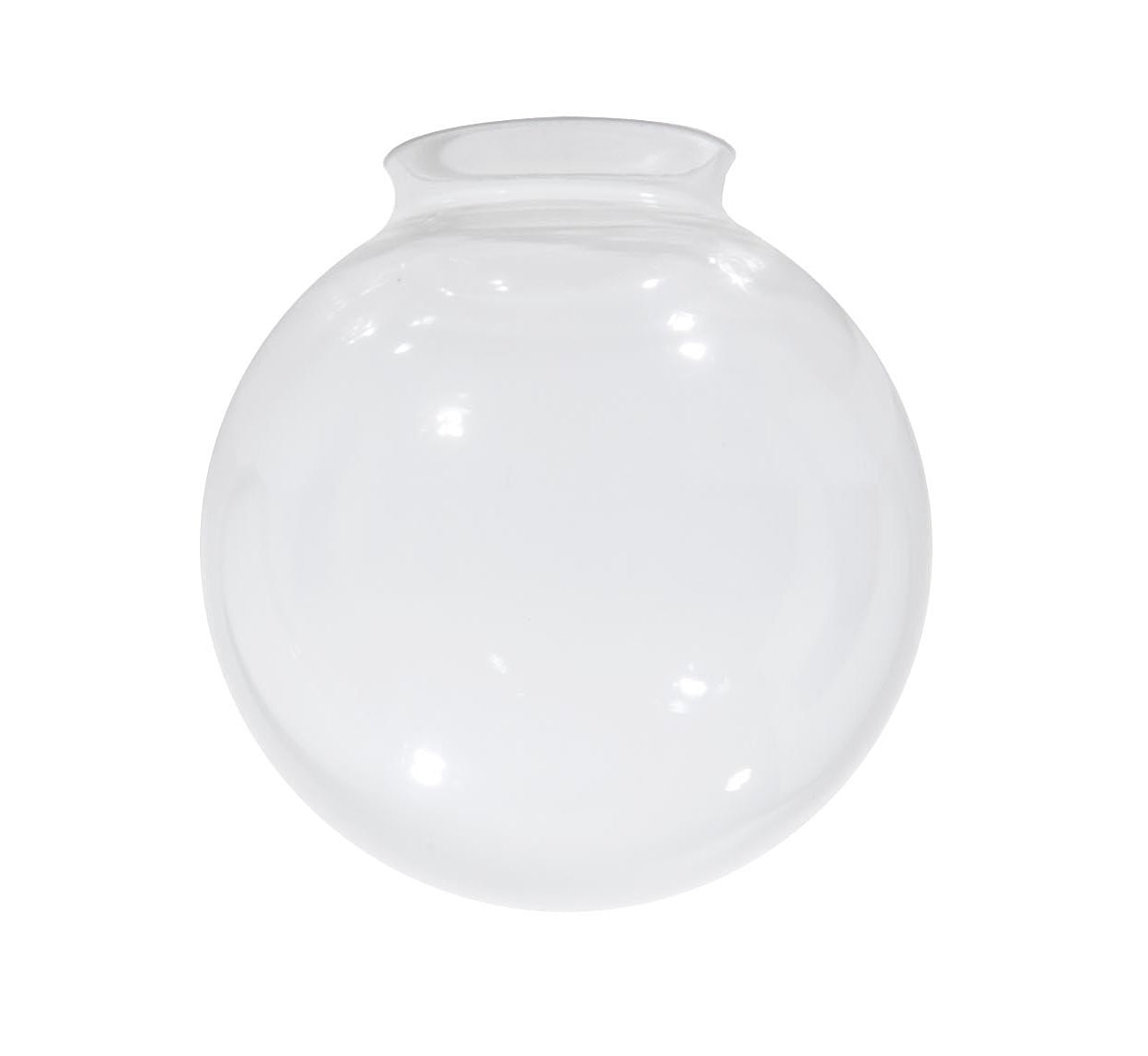 4-1/2" Diameter Clear Glass Ball Shade, 2-1/4" Fitter (08770C)