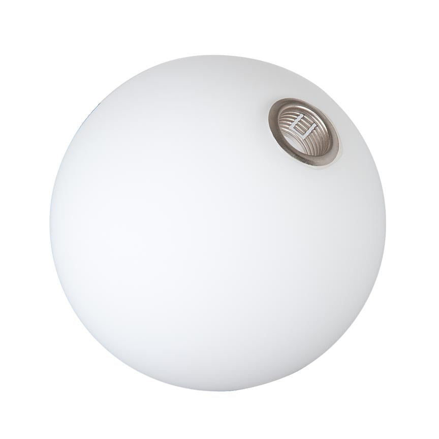 4-3/4" Satin Opal Glass Ball Shade for G9 Lamp Sockets, (08782)