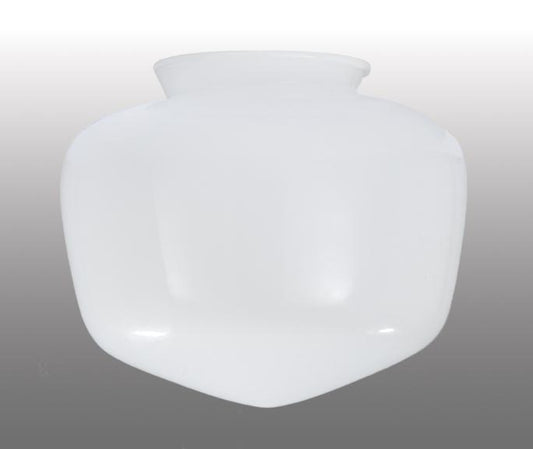 5-1/2" Dia., Opal Schoolhouse Shade, 3-1/4 inch lip fitter (08849)