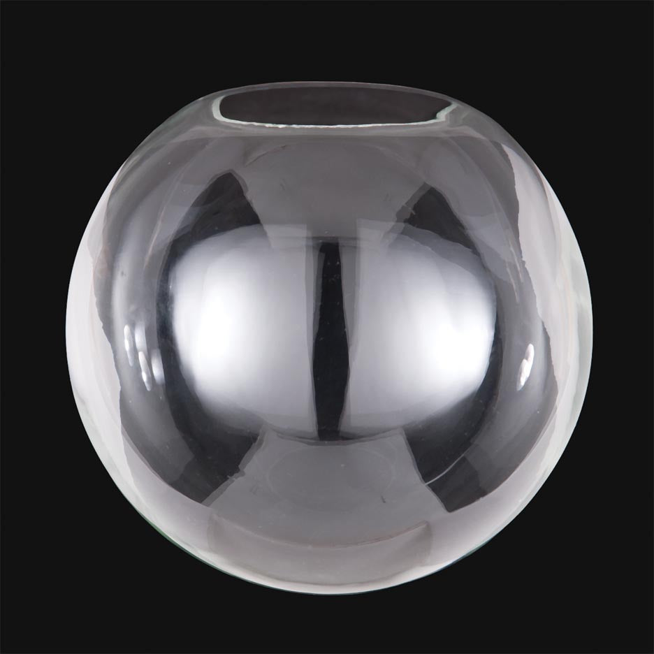 Clear Glass Neckless Ball Shades with 4 inch and 5-1/4 inch top opening (08856C)