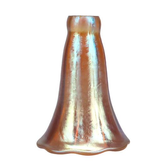1-1/8" Snap Fitter, "Lily" Art Glass Shade, 4-1/4" tall (08916)