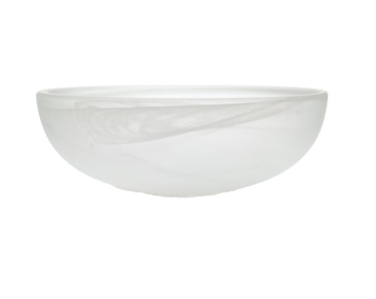 8-1/2 Inch Alabaster Dome Glass Shade for Ceiling Fixtures (09071)