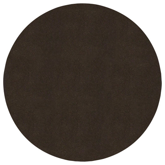 Round Adhesive Backed Dark Brown Felt, Choice of Diameter (10204BR)