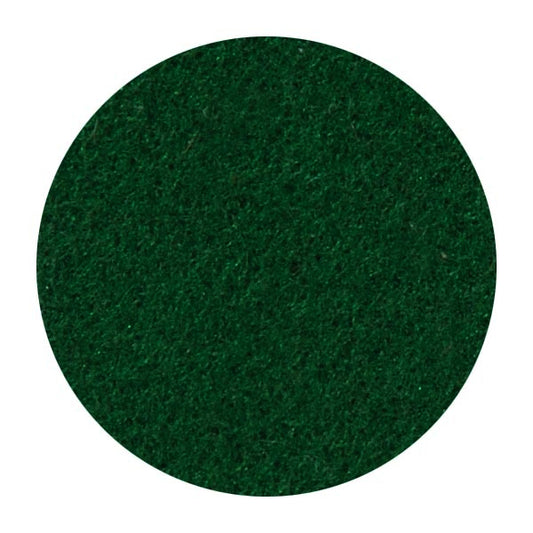 Round, Adhesive Backed Dark Green Felt (10204)