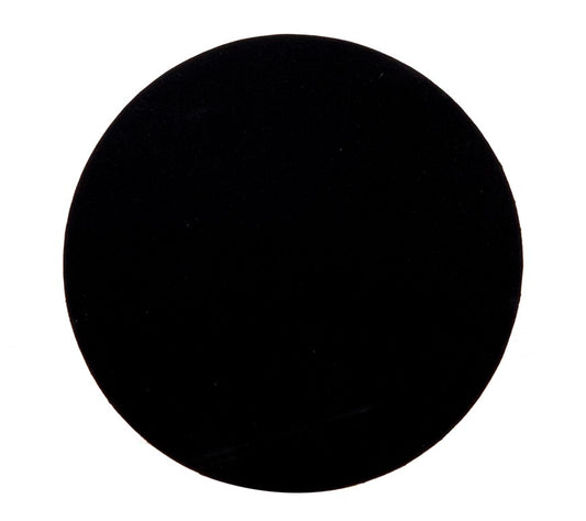Round Adhesive Backed Black Felt, 6.5 inches (10207BK)