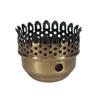 3" Fitter, Antique Brass Gallery, 2-11/16" Tall Chimney Holder (10924A)