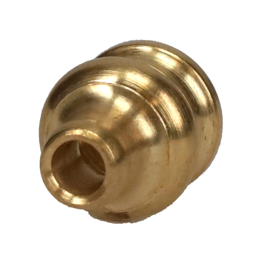 11/16" Tall Brass Pyramid Finial, Tap 1/8F (10966ALT)