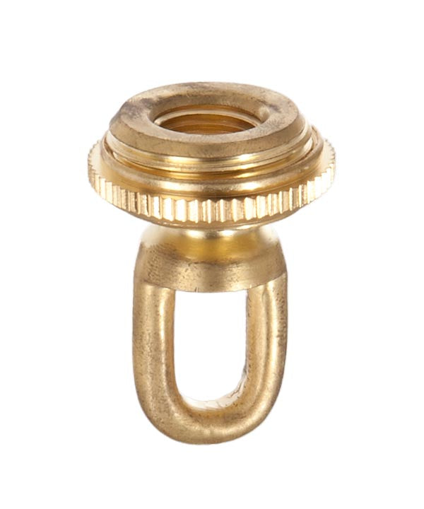 Screw Threaded Loop Cast Brass Screw Collar Loop with Set Screw, Tap 1/4IP, Slips 1-1/16 ...