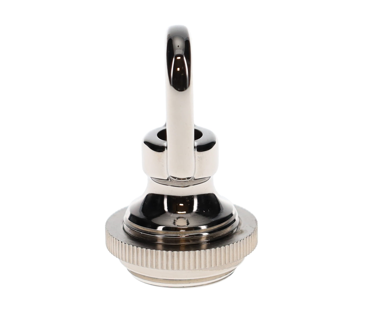 Cast Brass Nickel Screw Collar Canopy Set, 1/4F Tap, Mounting Hardware Kit (10951N)