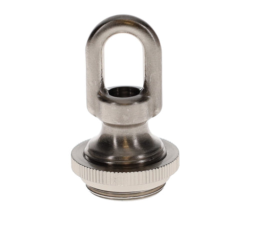Cast Brass Screw Collar Loop, Tap 1/4IP, Slips 1-1/16" Hole, Satin Nickel Finish (10996SN)