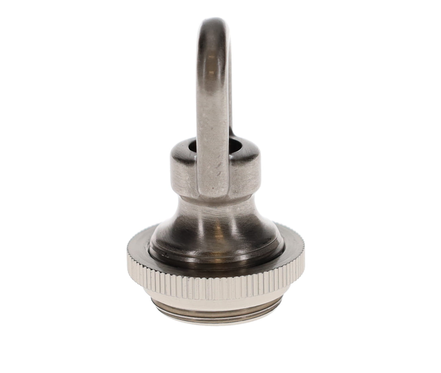 Cast Brass Screw Collar Loop, Tap 1/4IP, Slips 1-1/16" Hole, Satin Nickel Finish (10996SN)