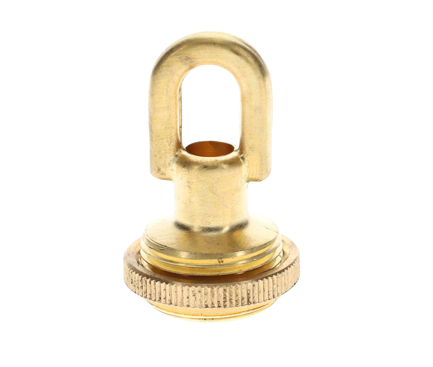 Cast Unfinished Brass Screw Collar Loop Canopy Set, Tap 1/4IP, Mounting Hardware Kit (10951U)