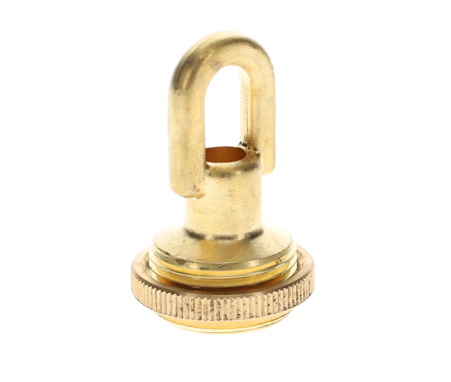Cast Unfinished Brass Screw Collar Loop Canopy Set, Tap 1/4IP, Mounting Hardware Kit (10951U)