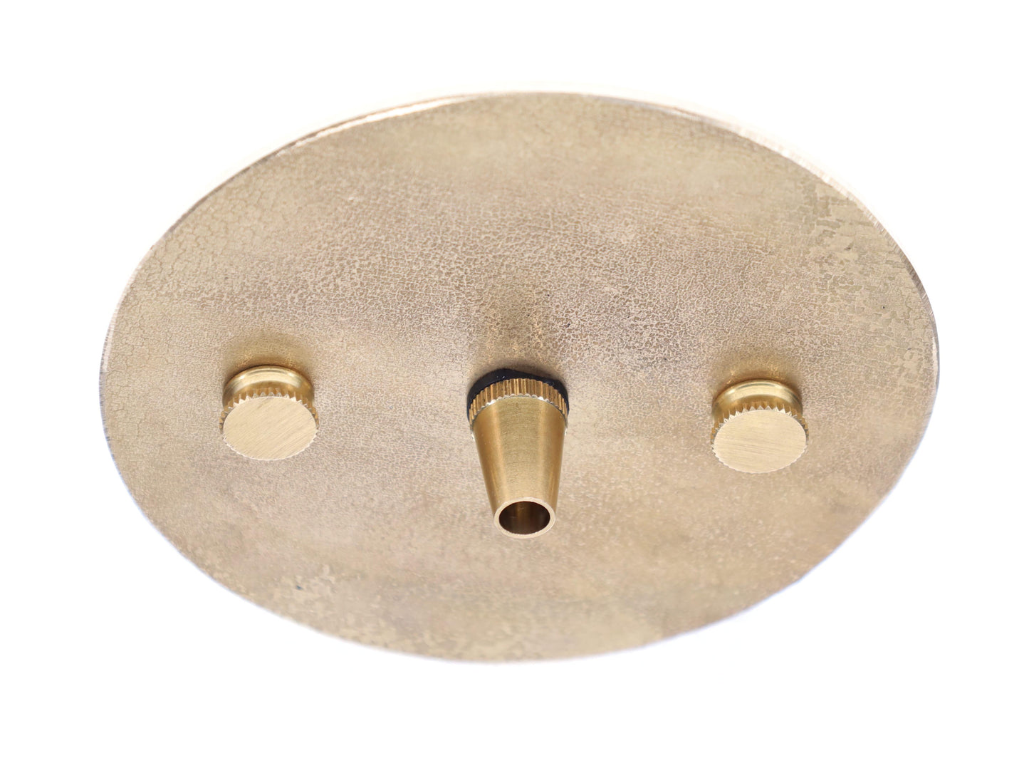 4-3/4" Diam Flat Disk Style Versatile Die Cast Brass Ceiling Canopy with Mounting Hardware (11434U)