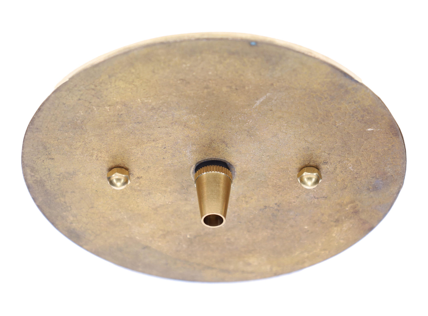 5-1/2" Diam Flat Disk Style Versatile Die Cast Brass Ceiling Canopy with Mounting Hardware (11435U)