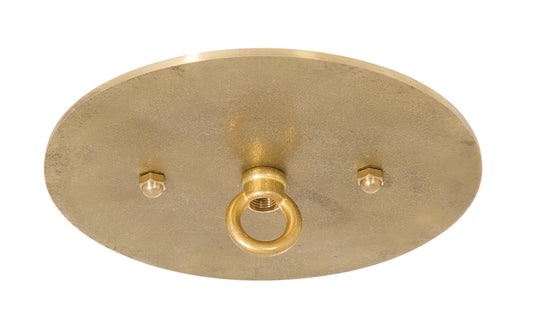 4-3/4" Diam Flat Disk Style Versatile Die Cast Brass Ceiling Canopy with Mounting Hardware (11434U)