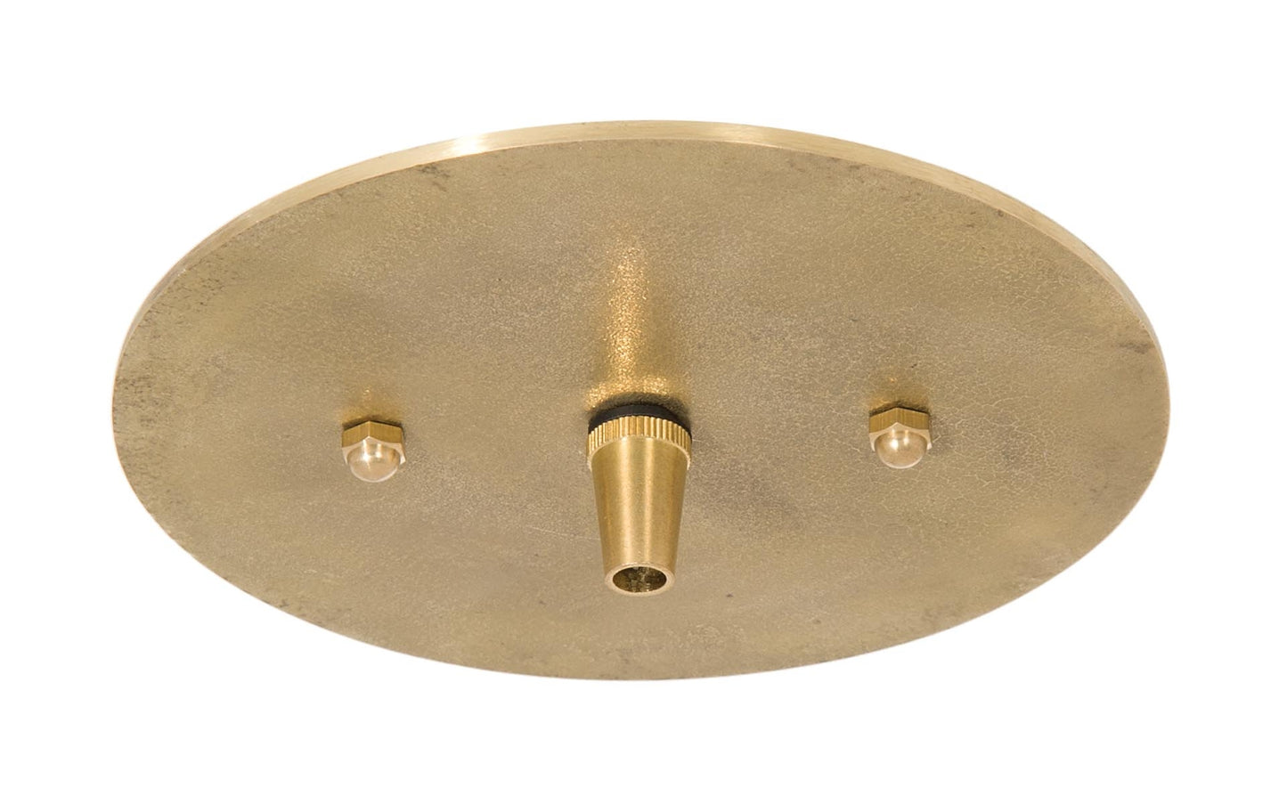 5-1/2" Diam Flat Disk Style Versatile Die Cast Brass Ceiling Canopy with Mounting Hardware (11435U)