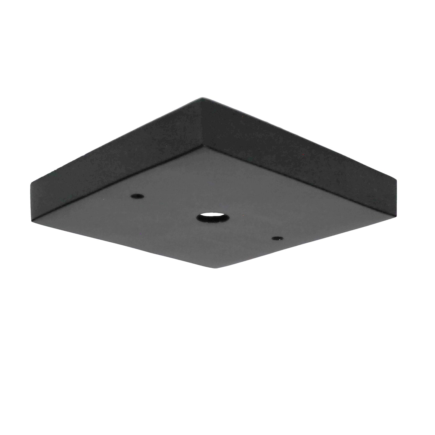 5 Inch Square Gloss Black Finish Cast Iron Canopy (11765BKG)