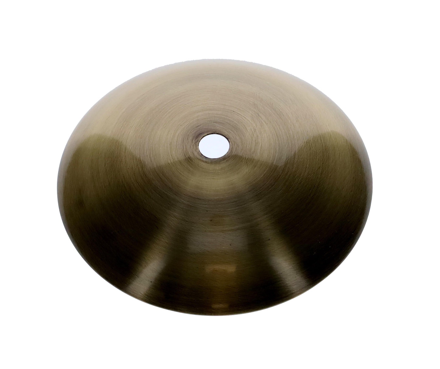Neckless Ball Shade Cover for 6" Diameter Shades, Antique Brass, 4-1/8" Diam (11774AT)