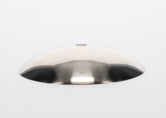 Neckless Ball Shade Cover for 6" Diameter Shades, Satin Nickel, 4-1/8" Diam (11774SNT)