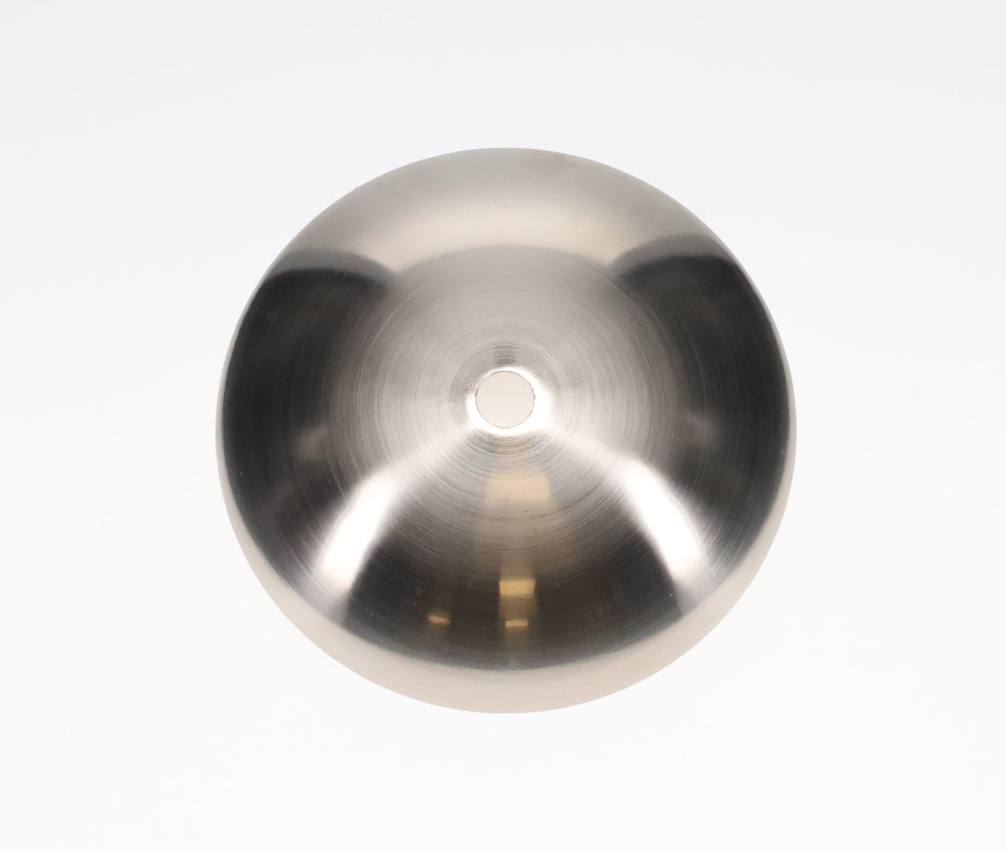 Neckless Ball Shade Cover for 6" Diameter Shades, Satin Nickel, 4-1/8" Diam (11774SNT)
